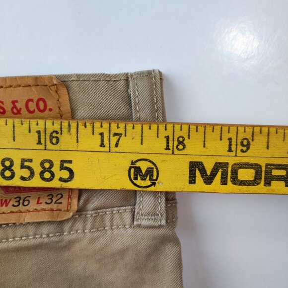 Levis 514 jeans tan colour men's size 36x32 - Picture 12 of 13